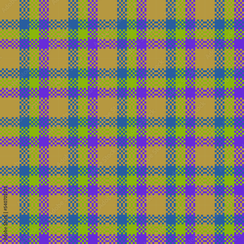 Decorative tartan plaid tiles pattern illustration Decorative tartan plaid tiles pattern illustration