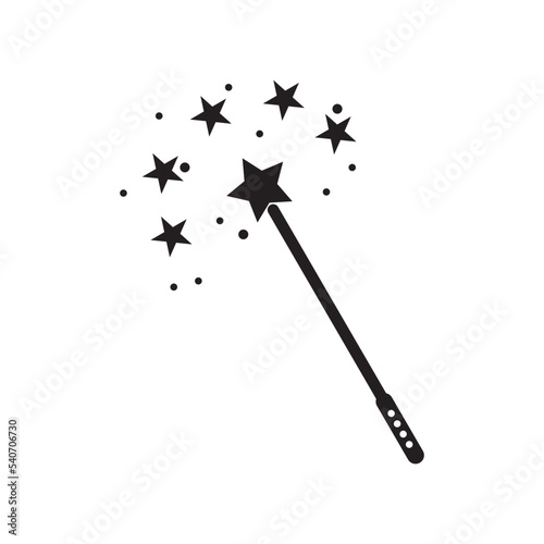 Obraz na plátně magician stick wizard logo