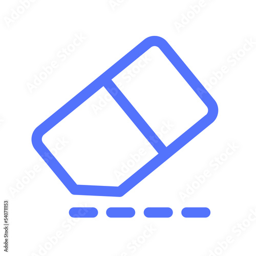 eraser delete remove erase rubber line icon