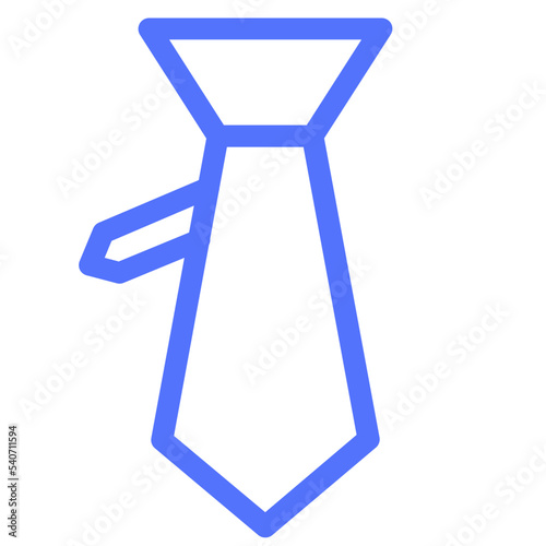 fashion men necktie tie line icon