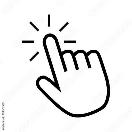 Cursor Pointer Flat Icon