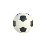3D Football black and white color soccer sport equipment