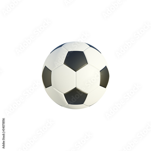 Wallpaper Mural 3D Football black and white color soccer sport equipment Torontodigital.ca