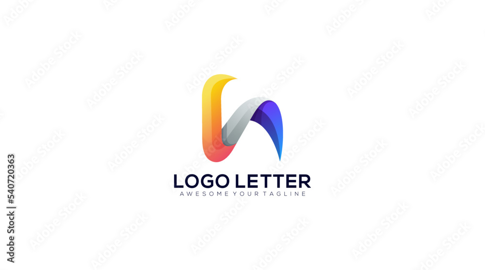 Colour Letter N logo icon design template elements
Colour Letter N logo icon design template elements