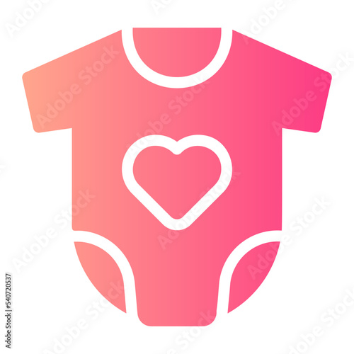 bodysuit gradient icon