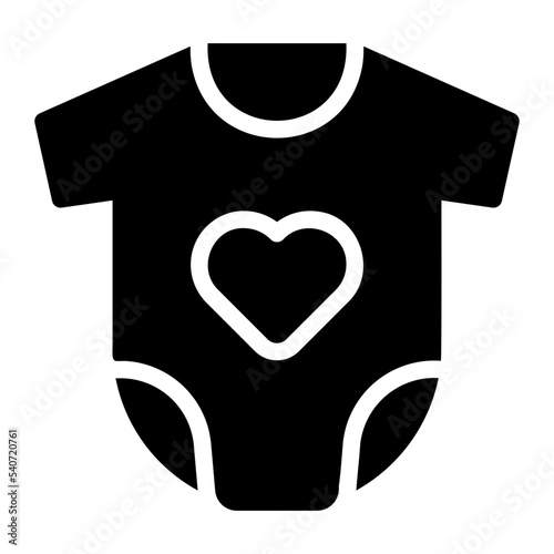 bodysuit glyph icon