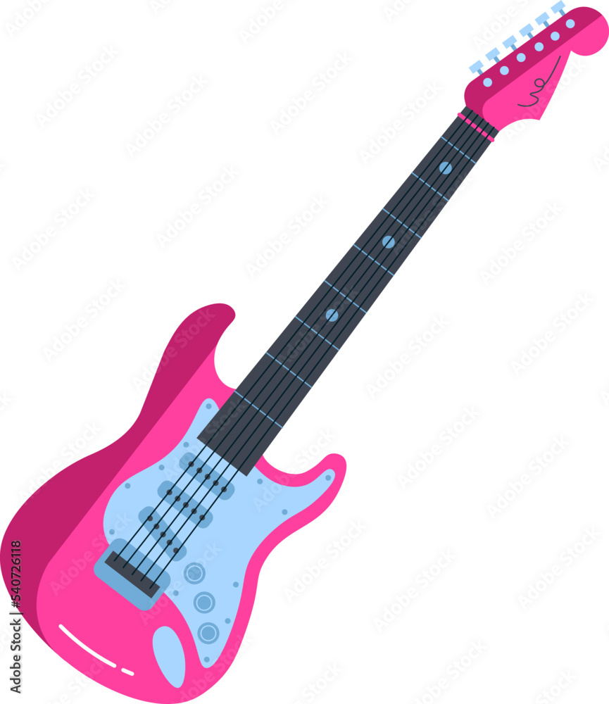 Electric guitar Musical Instrument Vector illustration Electric guitar Musical Instrument Vector illustration
