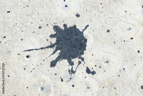 Splash of painting on concrete texture background