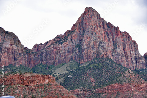 Navajo Sandstone Rock Mountain
