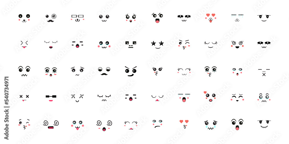 Naklejka premium face vector for website, symbol, graphic resource, UI