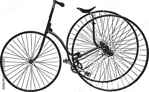 vintage bicycle vector png