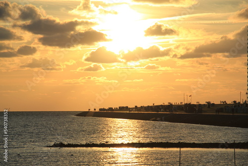 Abendstimmung an der Nordsee photo