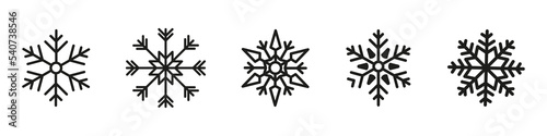 Snowflakes big set icons. Flake crystal silhouette collection. Happy new year, xmas, christmas. Snow, holiday, cold weather, frost.