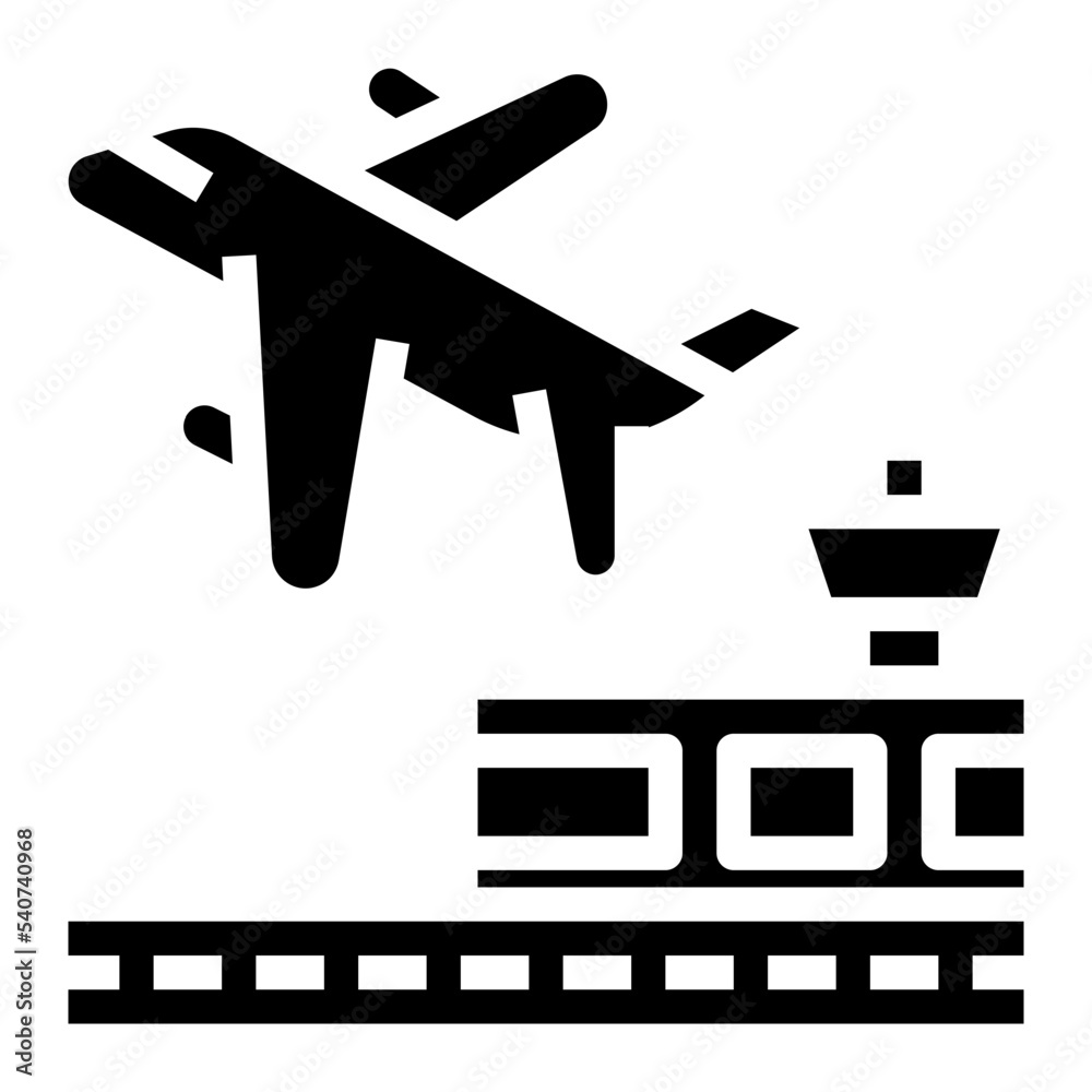 airport glyph icon airport glyph icon