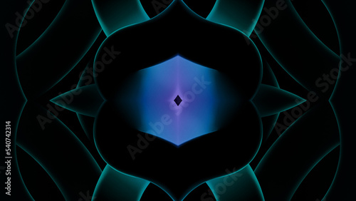 abstract fractal background with space
