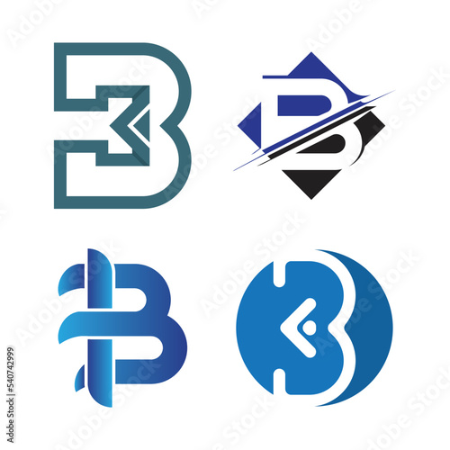 Free Download Creative B letter logo design - GFXLoad