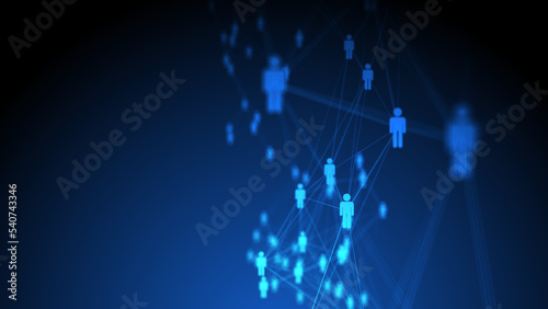 collegamenti tra persone, network, persone, social network	
 photo