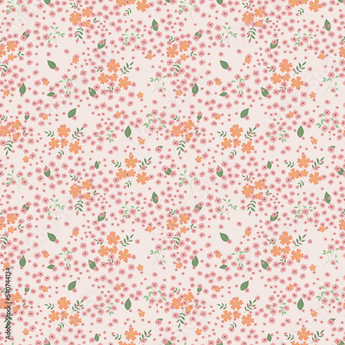 Abstract Floral Seamless Pattern, Flower Designs, Colorful Backround Pattern, Fabric Texture, Commercial Use