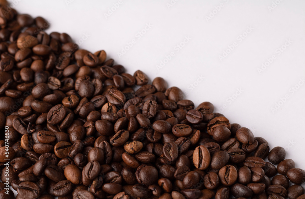 coffee beans lying on the table coffee beans lying on the table