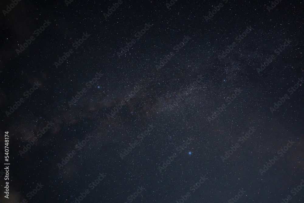 Fototapeta premium Starry night with the Milky Way Galaxy.