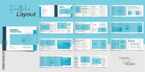 Landscape Designer Portfolio, Landscape Modern Interior Designer Portfolio Layout