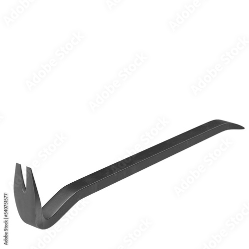 3d rendering illustration of a crowbar photo