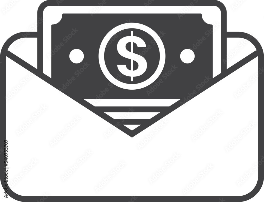 wallet and money illustration in minimal style wallet and money illustration in minimal style