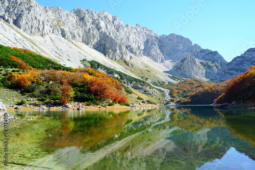 Skrcko lake on the territory of Durmitor National Park  Montenegro