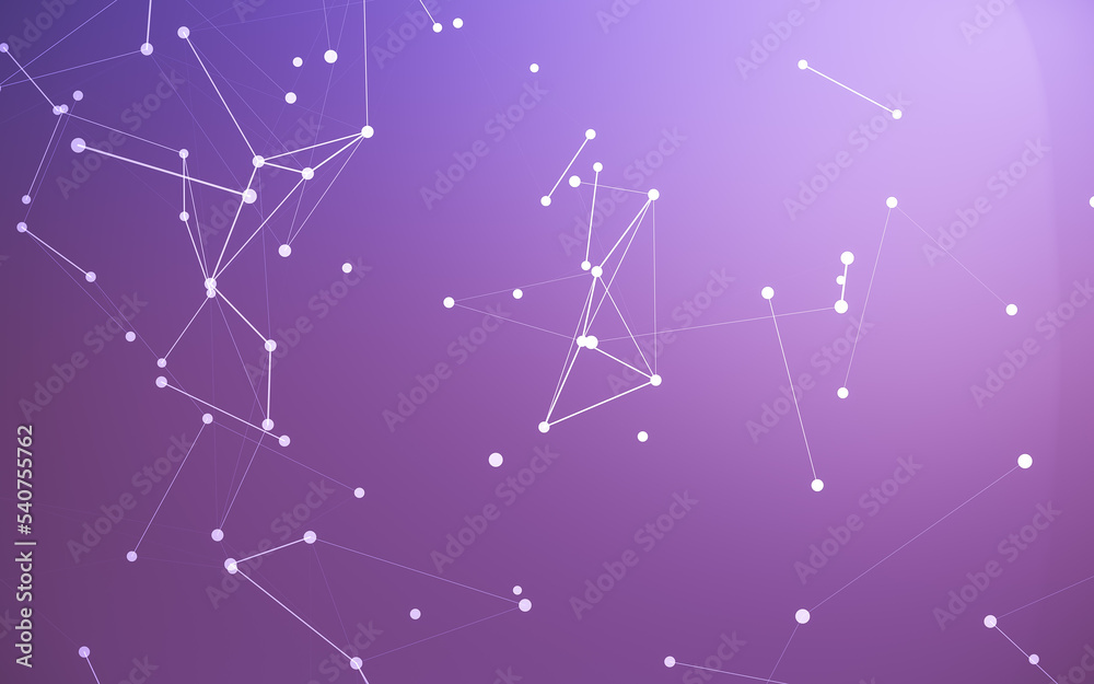 Abstract background. Molecules technology with polygonal shapes, connecting dots and lines. Connection structure. Big data visualization. Abstract background. Molecules technology with polygonal shapes, connecting dots and lines. Connection structure. Big data visualization.