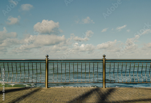 fence on the beach