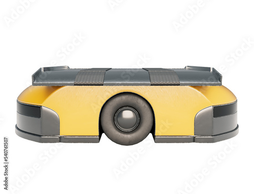 Empty Logistics Warehouse Drone