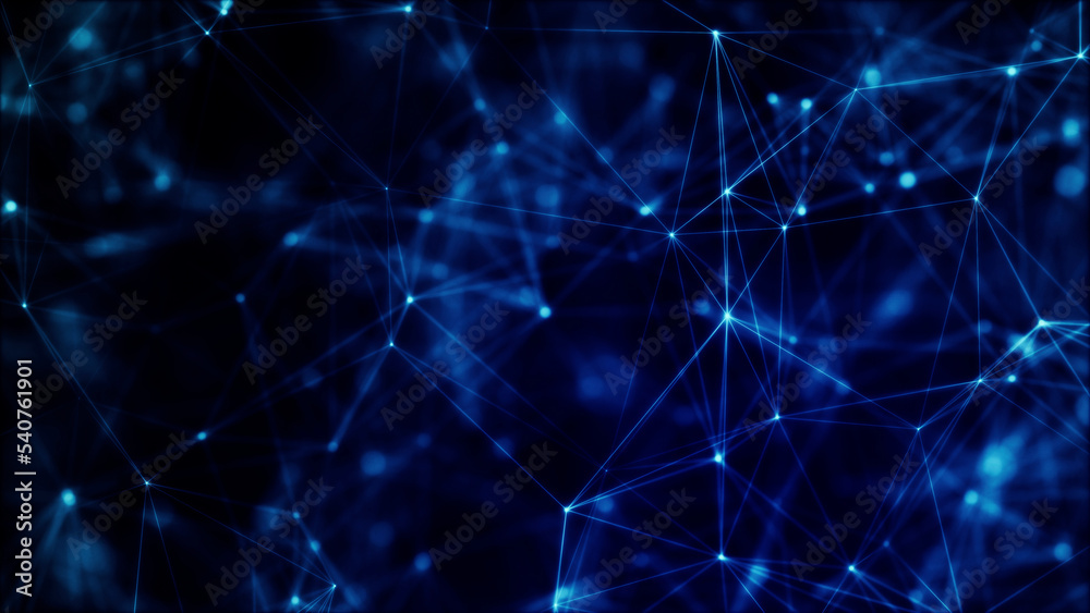 Connect background. Network structure triangles background with dots and lines. Artificial intelligence. Big data technology .3d rendering. Connect background. Network structure triangles background with dots and lines. Artificial intelligence. Big data technology .3d rendering.