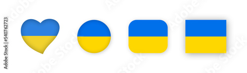 Patriotic Ukraine flag