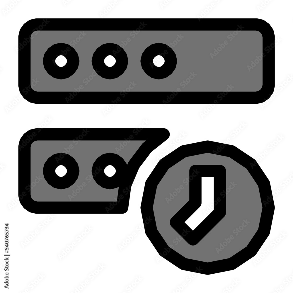 Server Vector Icon Server Vector Icon