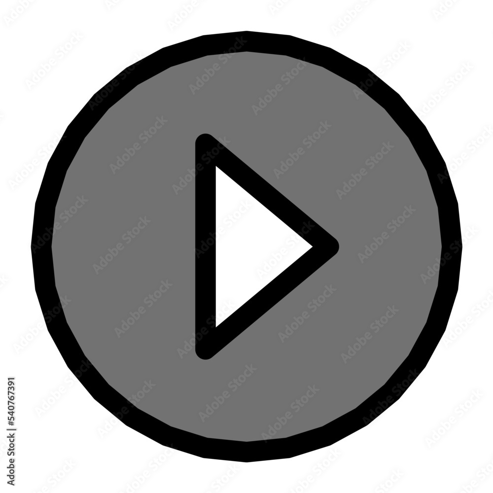 Play Button Vector Icon