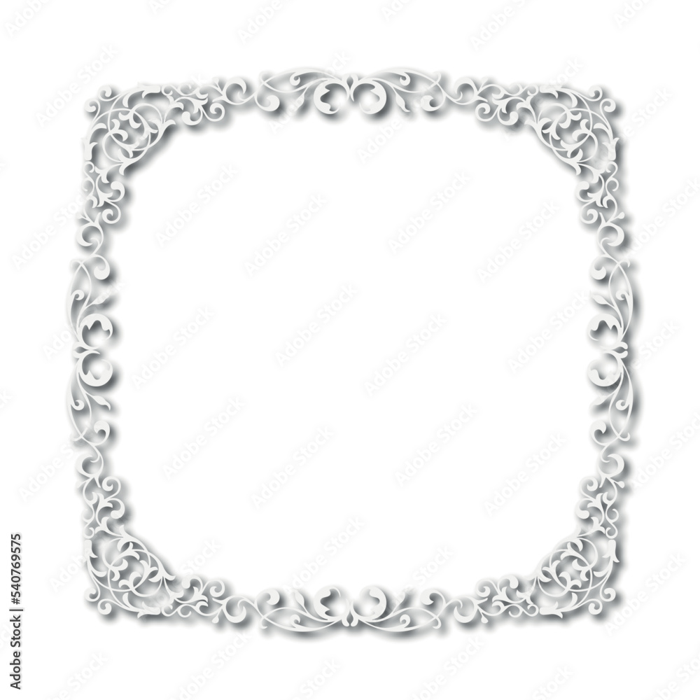 Frame, in the style of an ornament, Vector illustration eps 10, Art. Frame, in the style of an ornament, Vector illustration eps 10, Art.