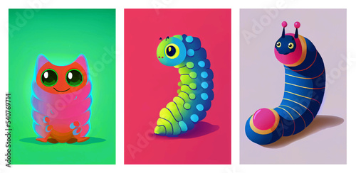 Raupe Illustrationen