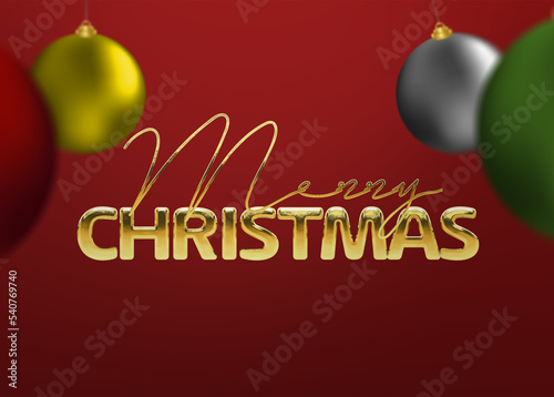 Merry Christmas background with christmas element greeting  card 
