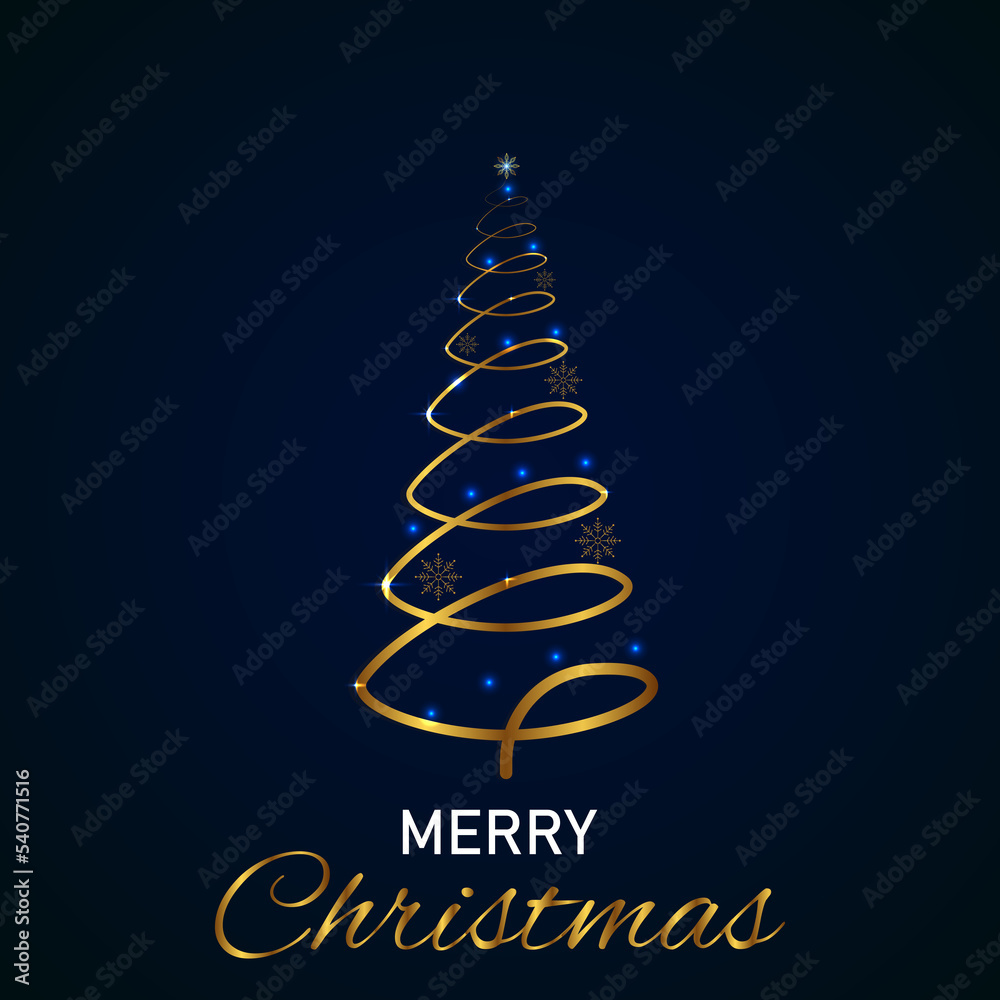 Abstract background with Christmas tree and text Merry christmas. Design for greeting card, poster, banner. Vector illustration Abstract background with Christmas tree and text Merry christmas. Design for greeting card, poster, banner. Vector illustration