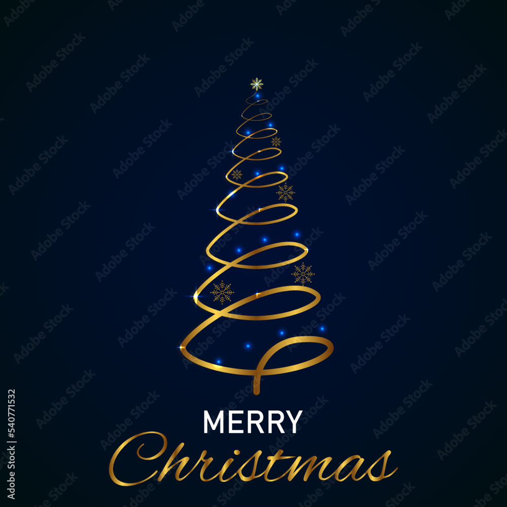 Abstract background with Christmas tree and text Merry christmas. Design for greeting card, poster, banner. Vector illustration Abstract background with Christmas tree and text Merry christmas. Design for greeting card, poster, banner. Vector illustration