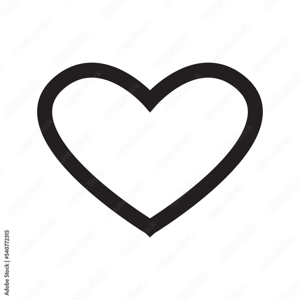 Heart Love Icon Vector Illustration
