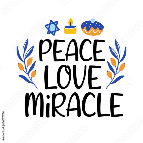 Happy Hanukkah banner template design
