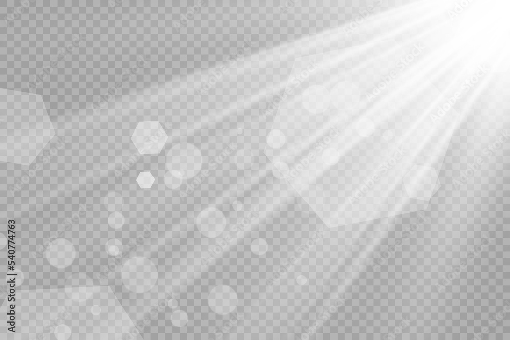 Special lens flash, light effect. The flash flashes rays and searchlight. illust.White glowing light. Beautiful star Light from the rays. The sun is backlit. Bright beautiful star. Sunlight. Glare. Special lens flash, light effect. The flash flashes rays and searchlight. illust.White glowing light. Beautiful star Light from the rays. The sun is backlit. Bright beautiful star. Sunlight. Glare.