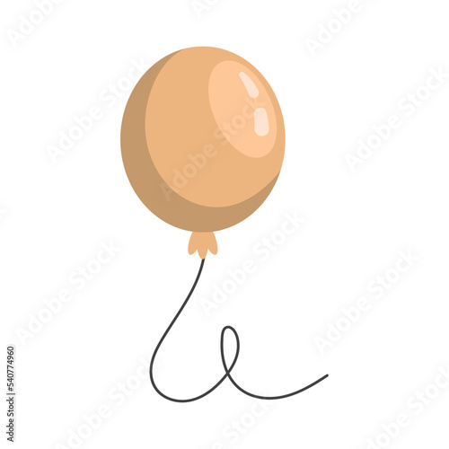 golden balloon helium floating
