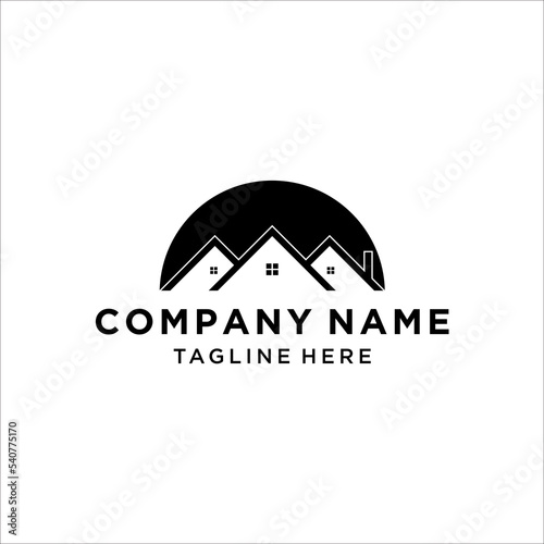 home real estate icon vector illustration template design