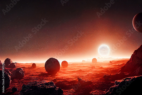 Extraterrestrial landscape
