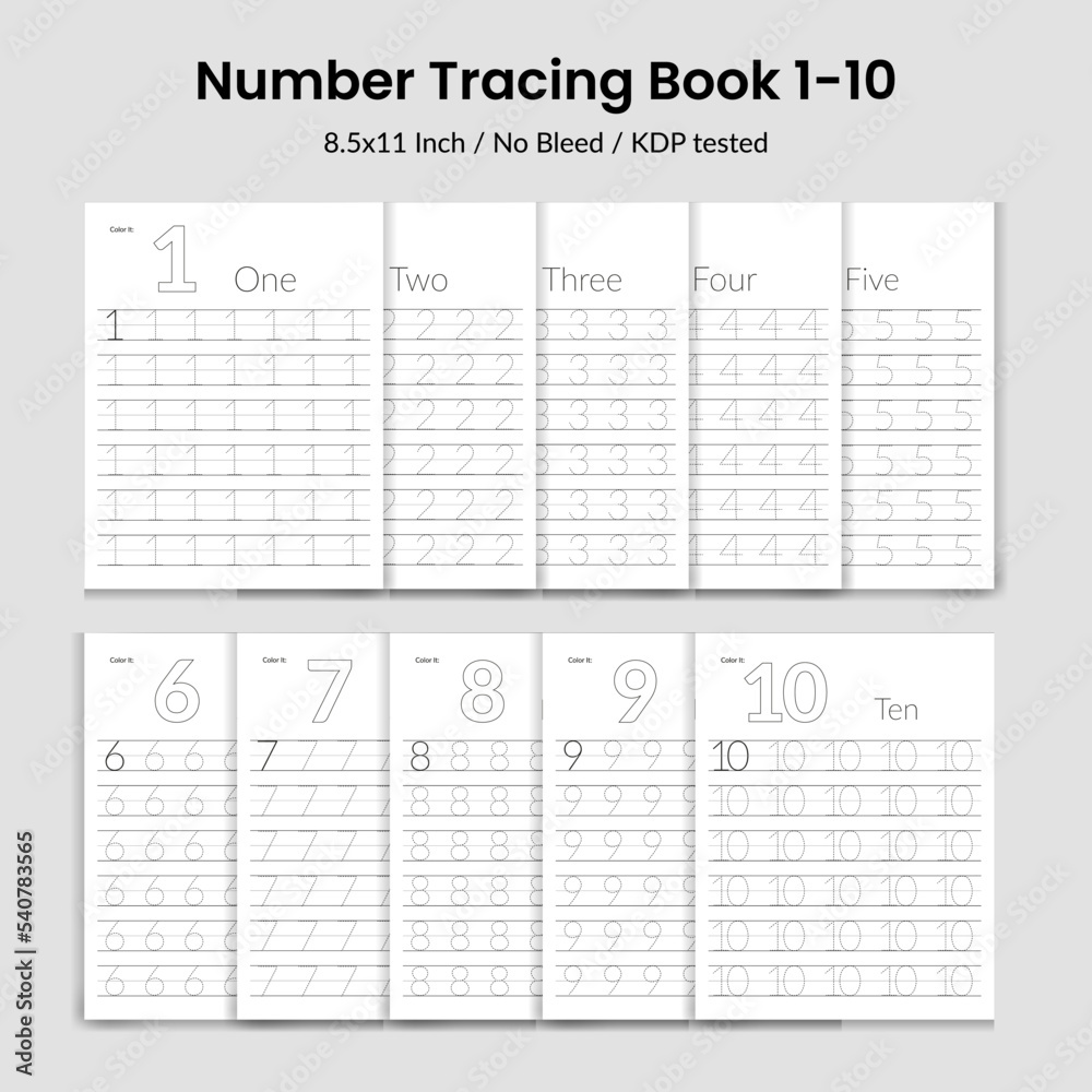 Number 3 - Learn to Count - Numbers from 1 to 10 - The Number