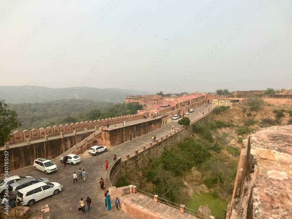 Jaipur, India, November 2019 - A view of a city HQ