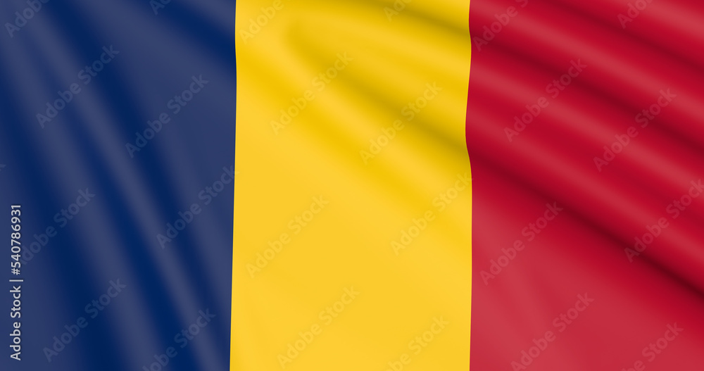 Obraz premium Flag of Chad