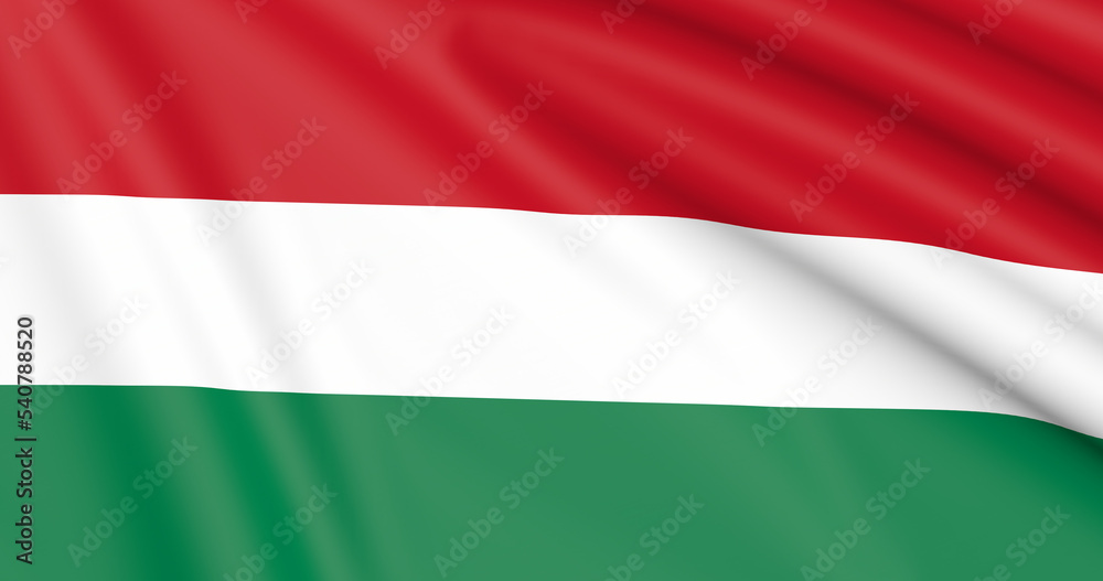 Obraz premium Flag of Hungary